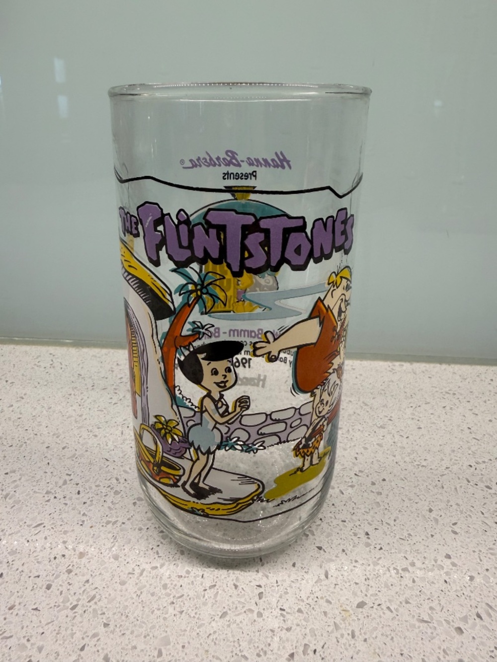 VINTAGE FLINTSTONES GLASS - HARDEES